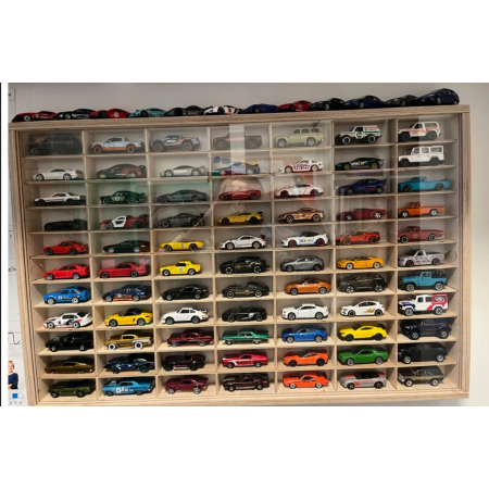 Zamykana Półka na Samochodziki Autka Resoraki Hot Wheels Organize